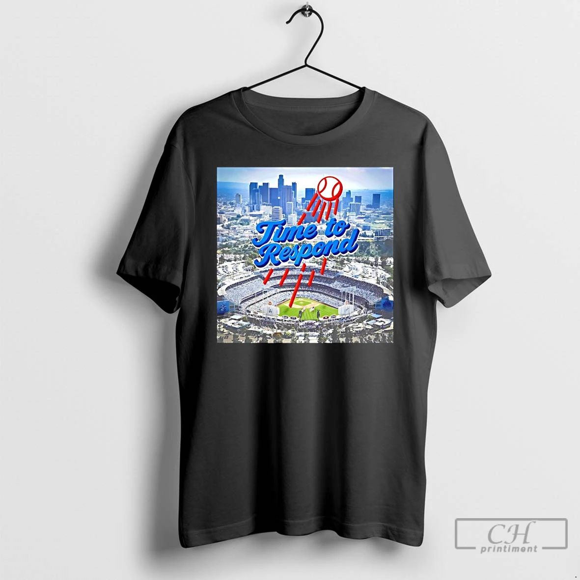 Classic Los Angeles Dodgers Time To Respond T Shirts