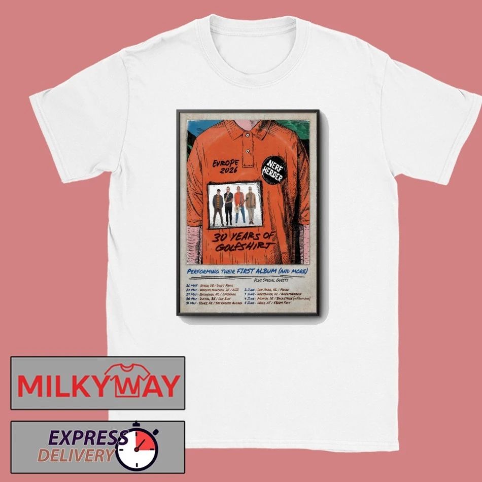 Nerf Herder Poster Tour EU 2026 shirt
