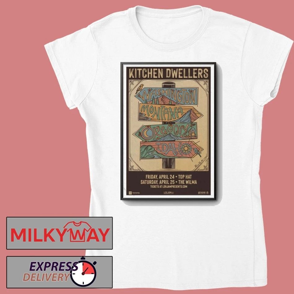 Kitchen Dwellers Apr 24 2026 Poster shirt