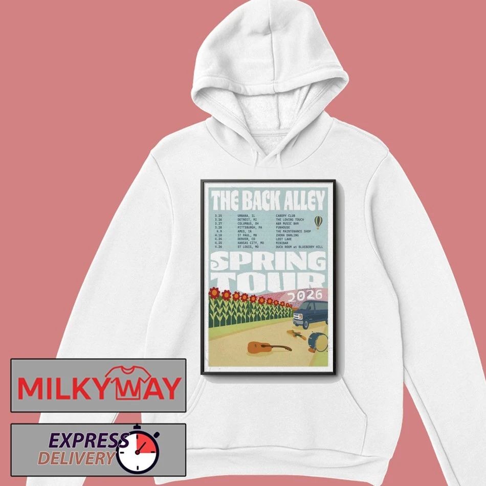 The Back Alley Spring Tour 26 Poster shirt