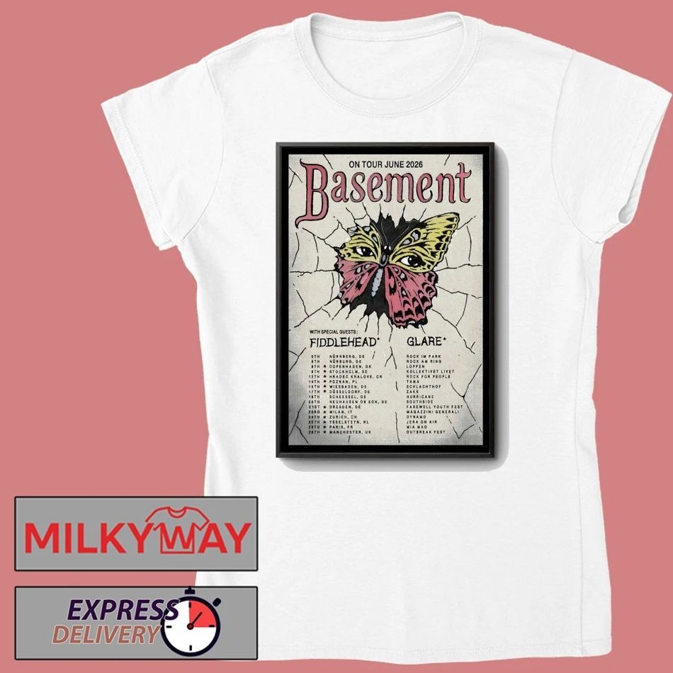 Basement Tour June 2026 Poster shirt