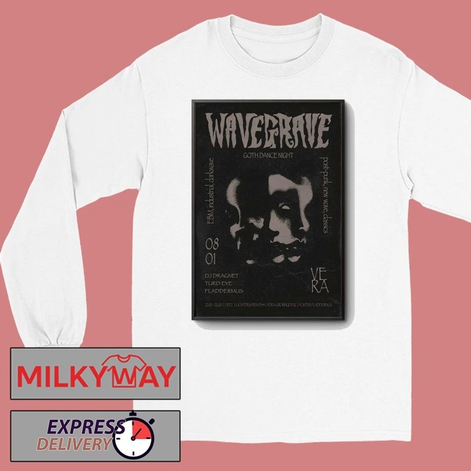 WAVEGRAVE 1.8.2026 Groningen Netherlands Poster shirt