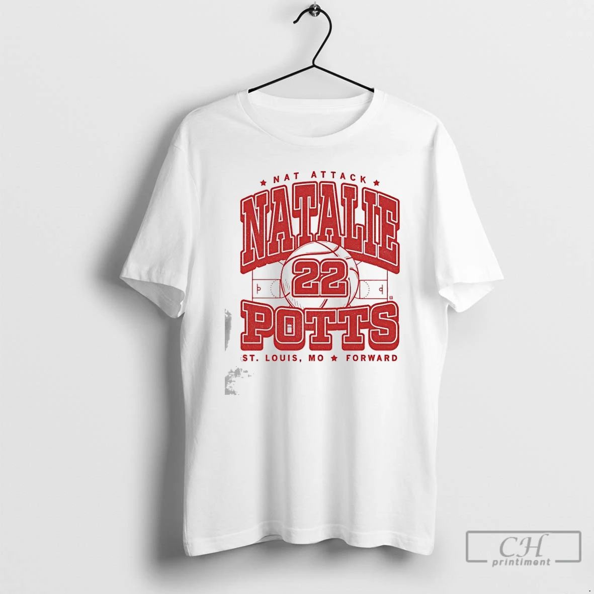 Classic Nat Attack Potts St Louis Mo Forward T Shirts