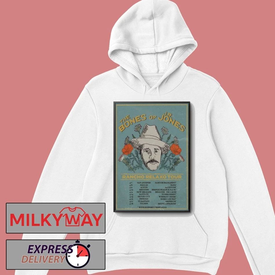 Poster The Bones Of JR Jones Rancho Relaxo Tour 2026 shirt