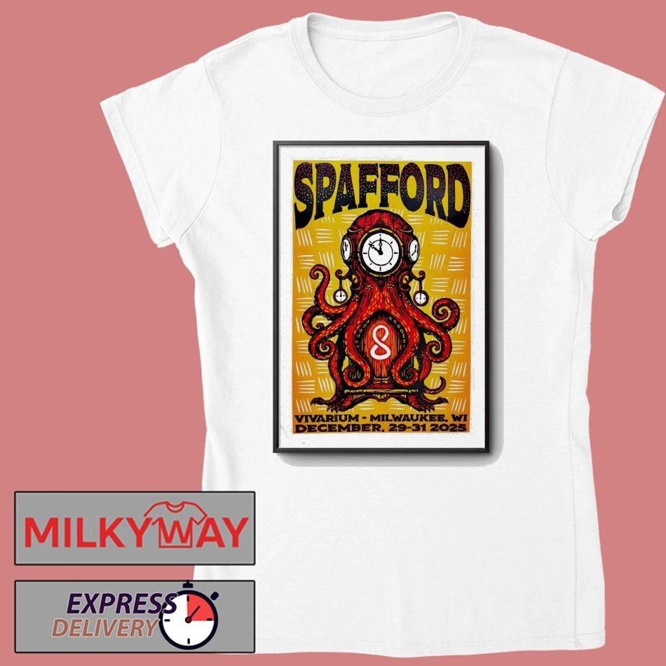 Spafford Dec 29-31 2025 Vivarium In Milwaukee WI Poster shirt