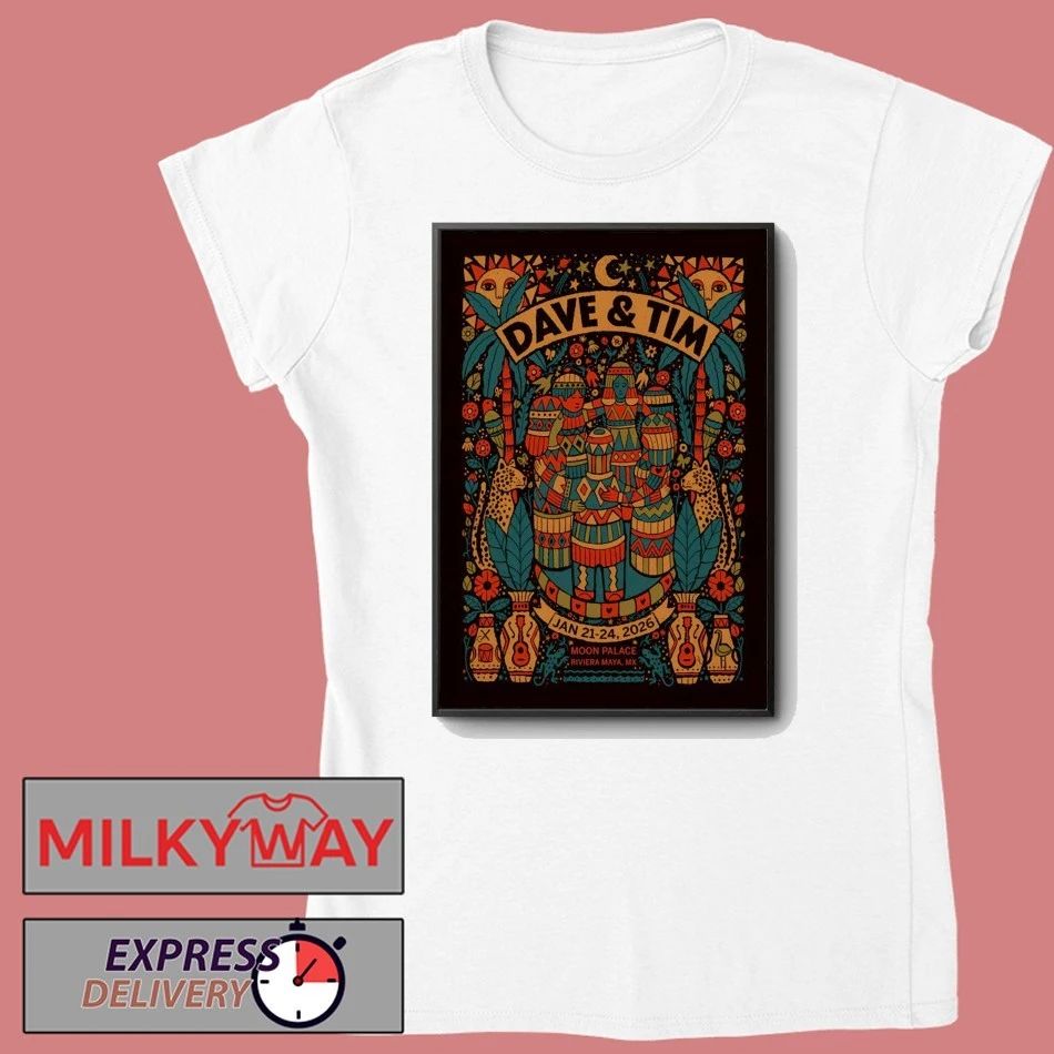 Dave Matthews And Tim Reynolds Mexico Event Jan 22 2026 Poster shirt