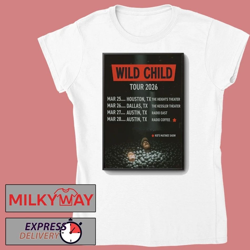 Wild Child Tour 26 Poster shirt