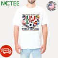 Usa Mexico Canada Football World Cup 2026 One Game One World Tee