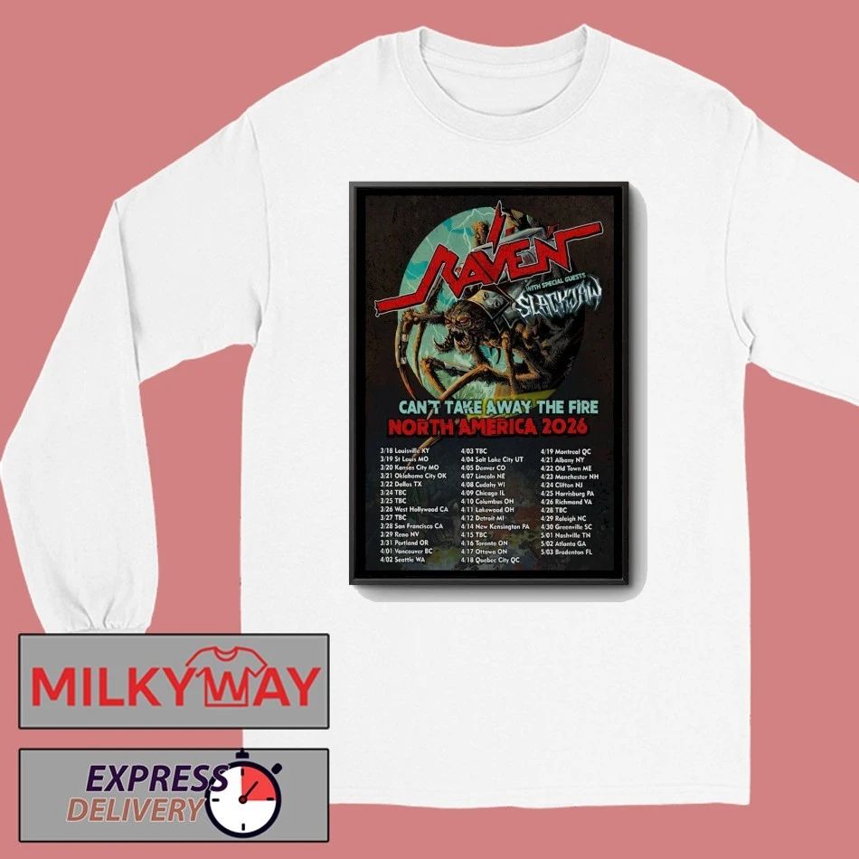 Raven Can’t Take Away The Fire North America Tour 2026 Poster shirt