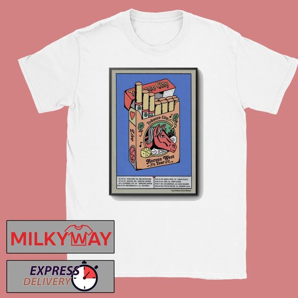 Tobacco City 2026 Horses West Poster shirt