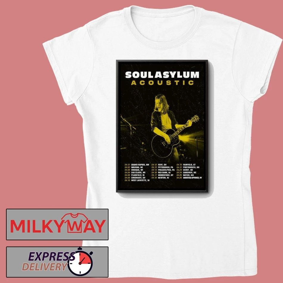 Soul Asylum Acoustic April 2026 Shows Poster shirt