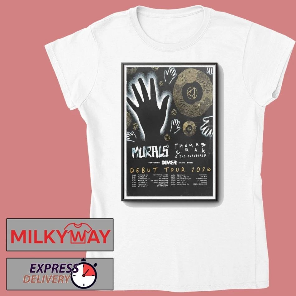 Murals Debut Tour 26 Poster shirt
