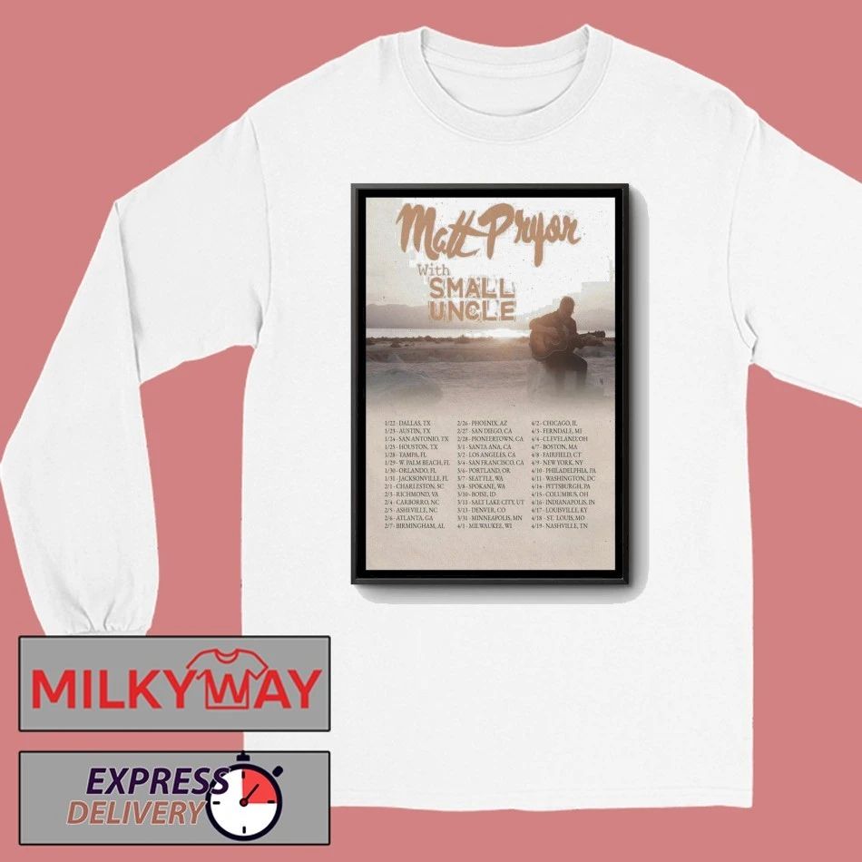 Matt Pryor With Small Uncle The Salton Sea 2026 Shows Poster shirt
