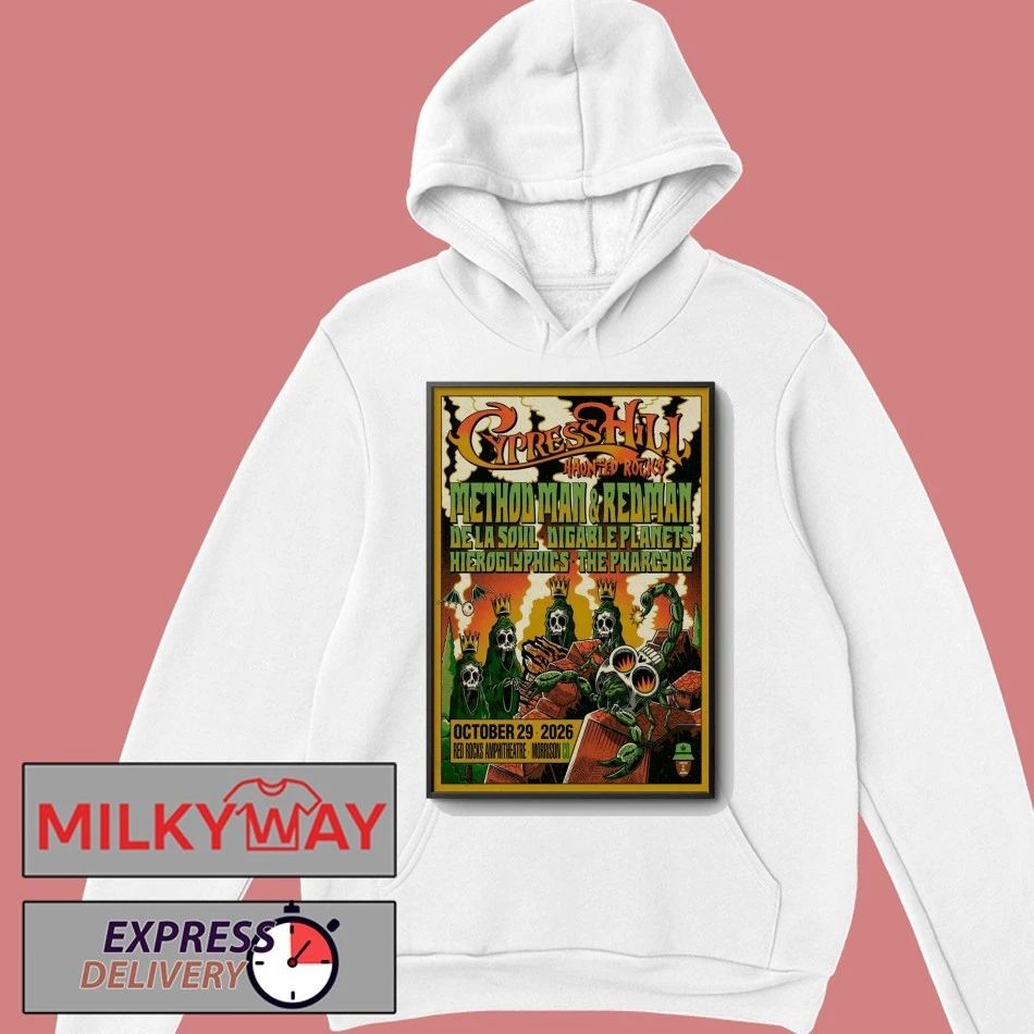 Cypress Hill At Red Rocks Amphitheatre On Oct 29 2026 Poster shirt