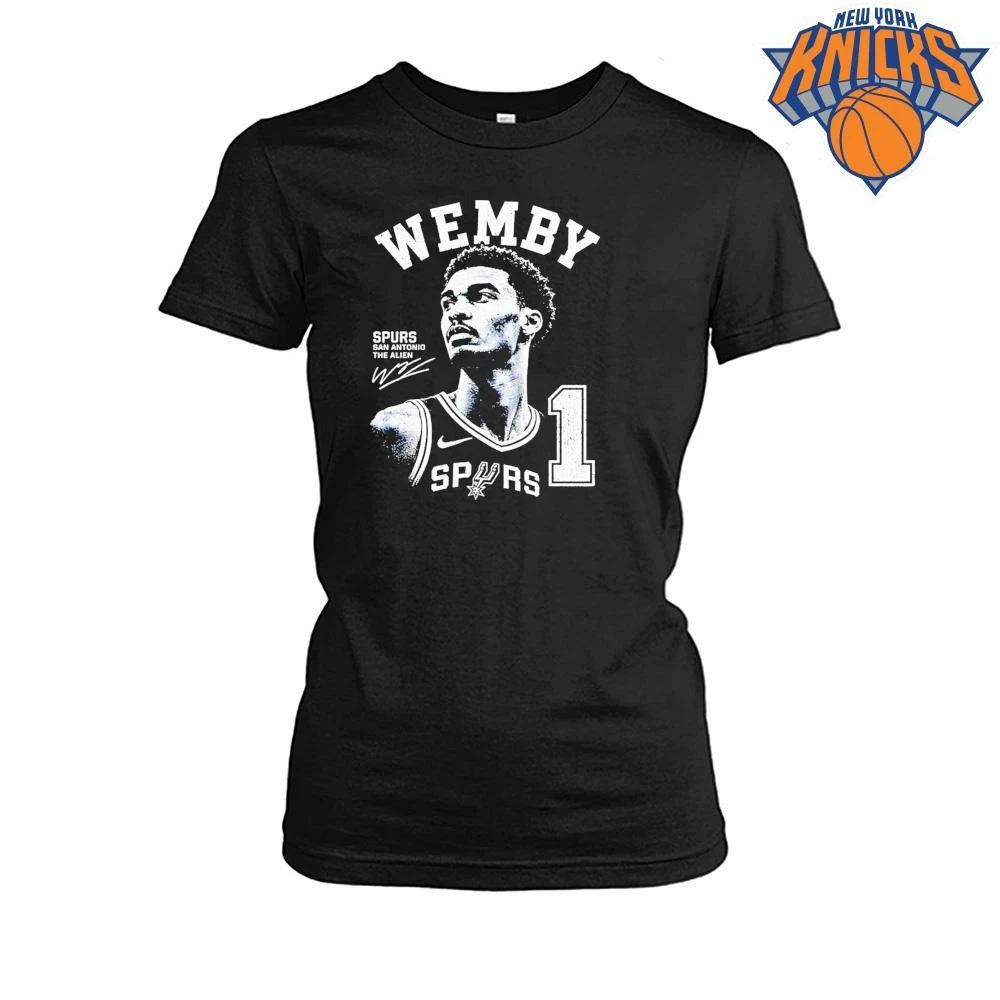 Wemby Victor Wembanyama San Antonio Spurs Basketball Nba Spurs San Antonio The Alien 2026 Signature Shirt