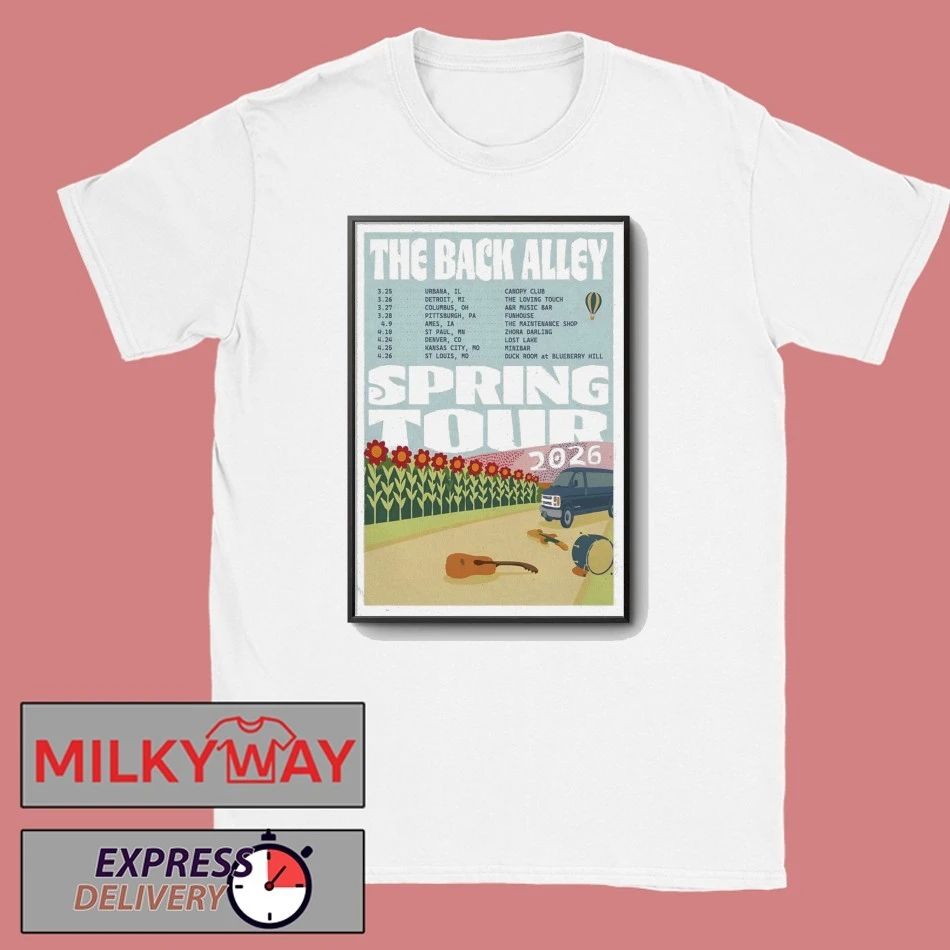 The Back Alley Tour Spring 2026 Poster shirt