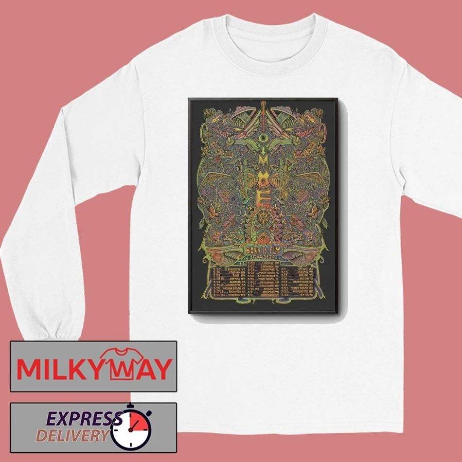 Moe. Born To Fly Tour 2026 Poster shirt