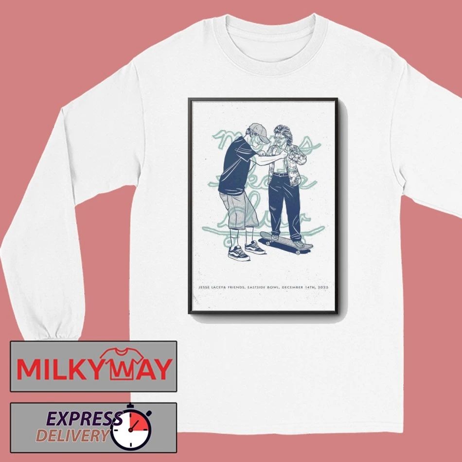 Moms Skate Club Jesse Lacey & Friends Eastside Bowl, Madison, TN 12.14.2025 Poster shirt