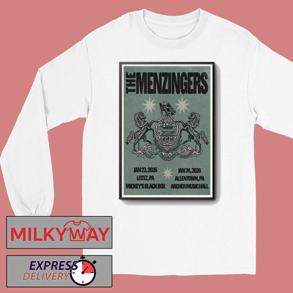 Allentown, PA Poster The Menzingers Jan 24, 2026 shirt