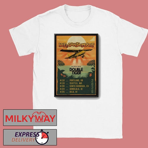 10 Ft Ganja Plant With Double Tiger April 2026 Tour Poster shirt