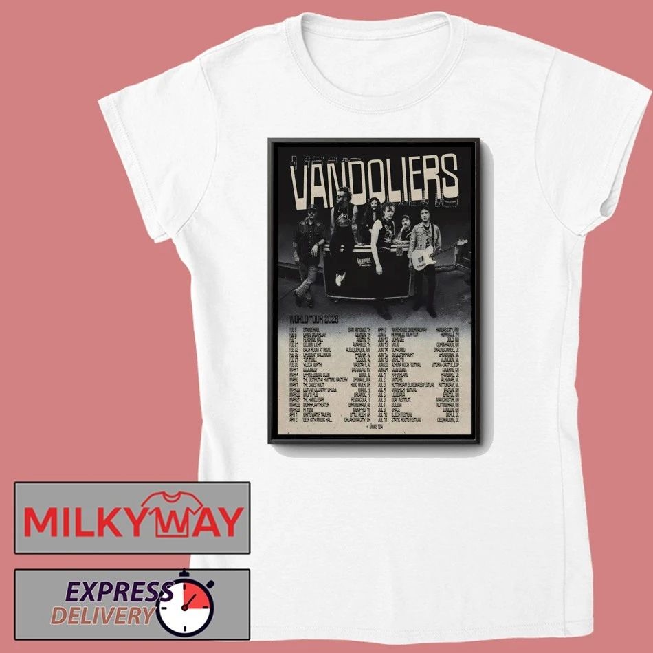 Vandoliers World Tour 2026 Poster shirt