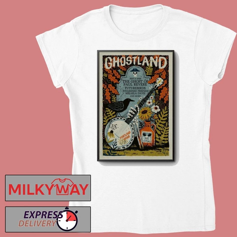 Ghostland Sept 6 2026 Thompson’s Point Portland Maine Poster shirt