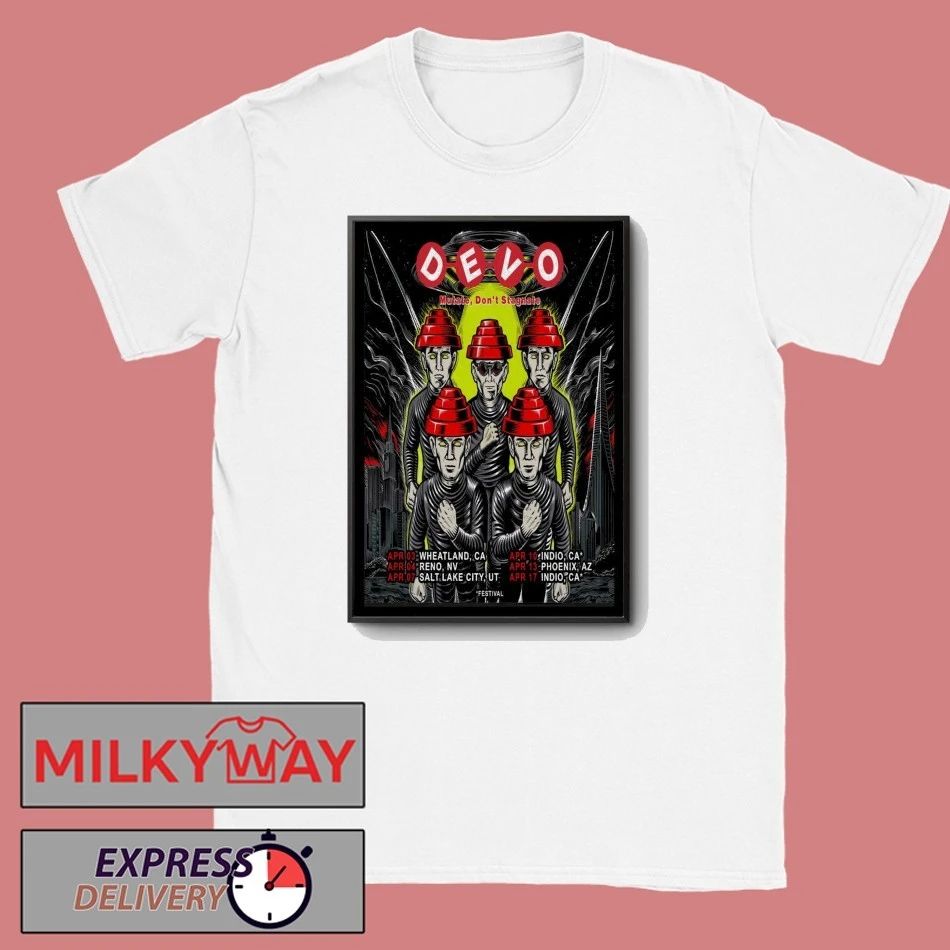 Poster Devo Tour Apr 2026 shirt