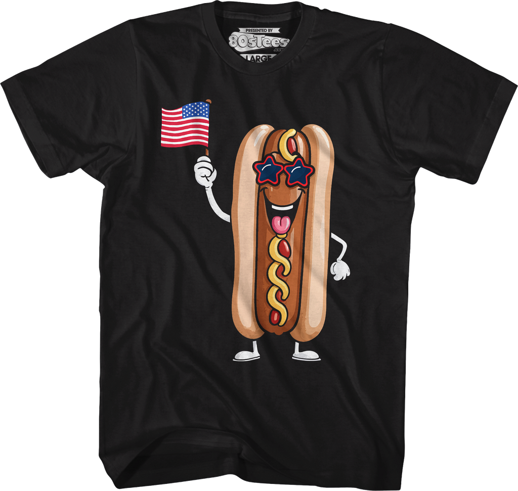USA Hotdog T-Shirt Hoodie, Sweatshirt | CiraTrend.com (Image 1)