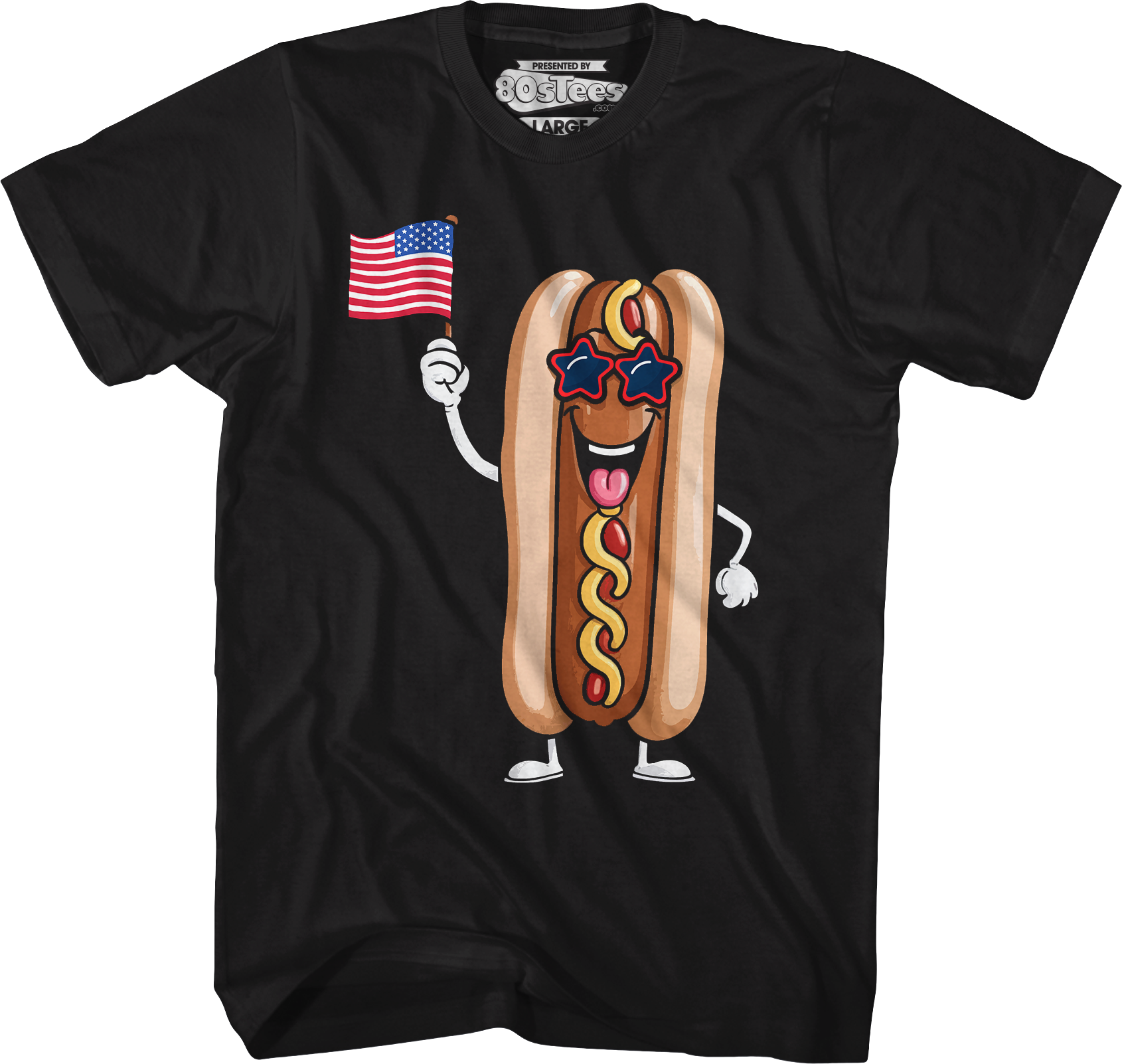 USA Hotdog T-Shirt Hoodie, Sweatshirt | CiraTrend.com (Image 1)