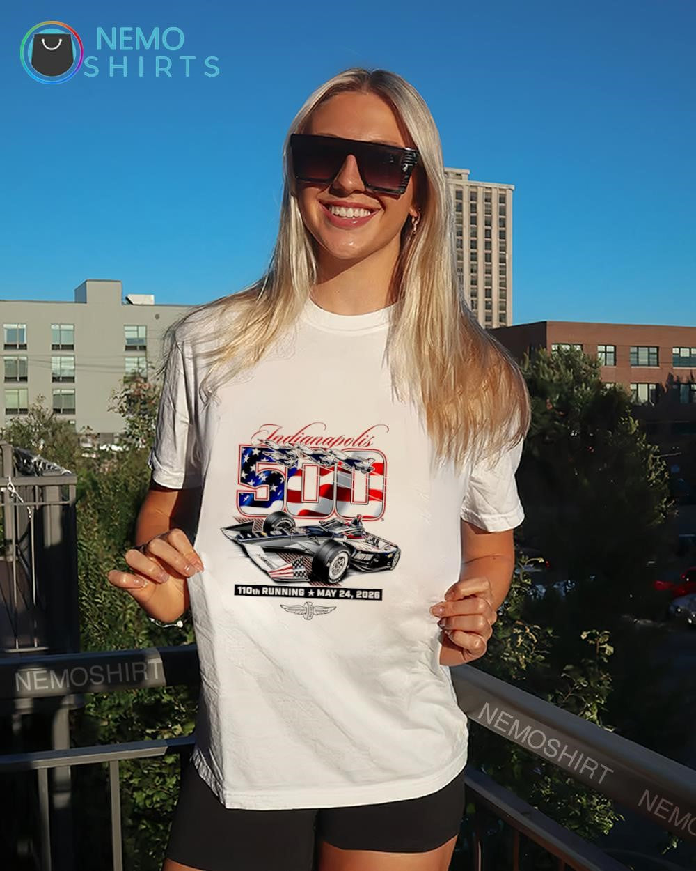 Indianapolis 500 110th running May 24th 2026 race car shirt