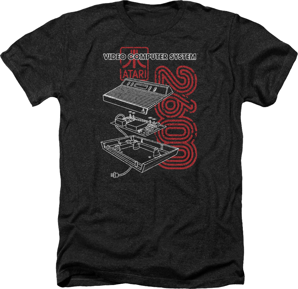 Vintage Atari 2600 Video Computer System T-Shirt Hoodie, Sweatshirt | CiraTrend.com (Image 1)