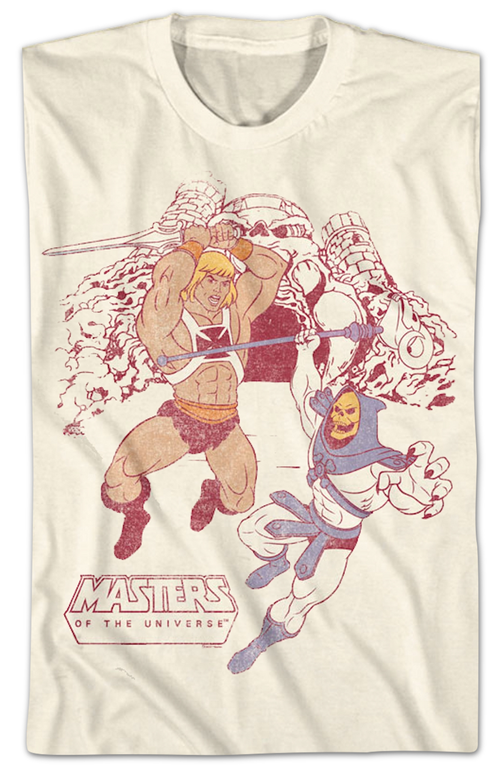 Vintage Battle He-Man vs. Skeletor Masters of the Universe T-Shirt Hoodie, Sweatshirt | CiraTrend.com (Image 2)
