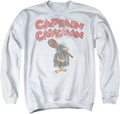 Vintage White Captain Caveman Sweatshirt T-Shirts, Hoodie | CiraTrend.com (Image 1)