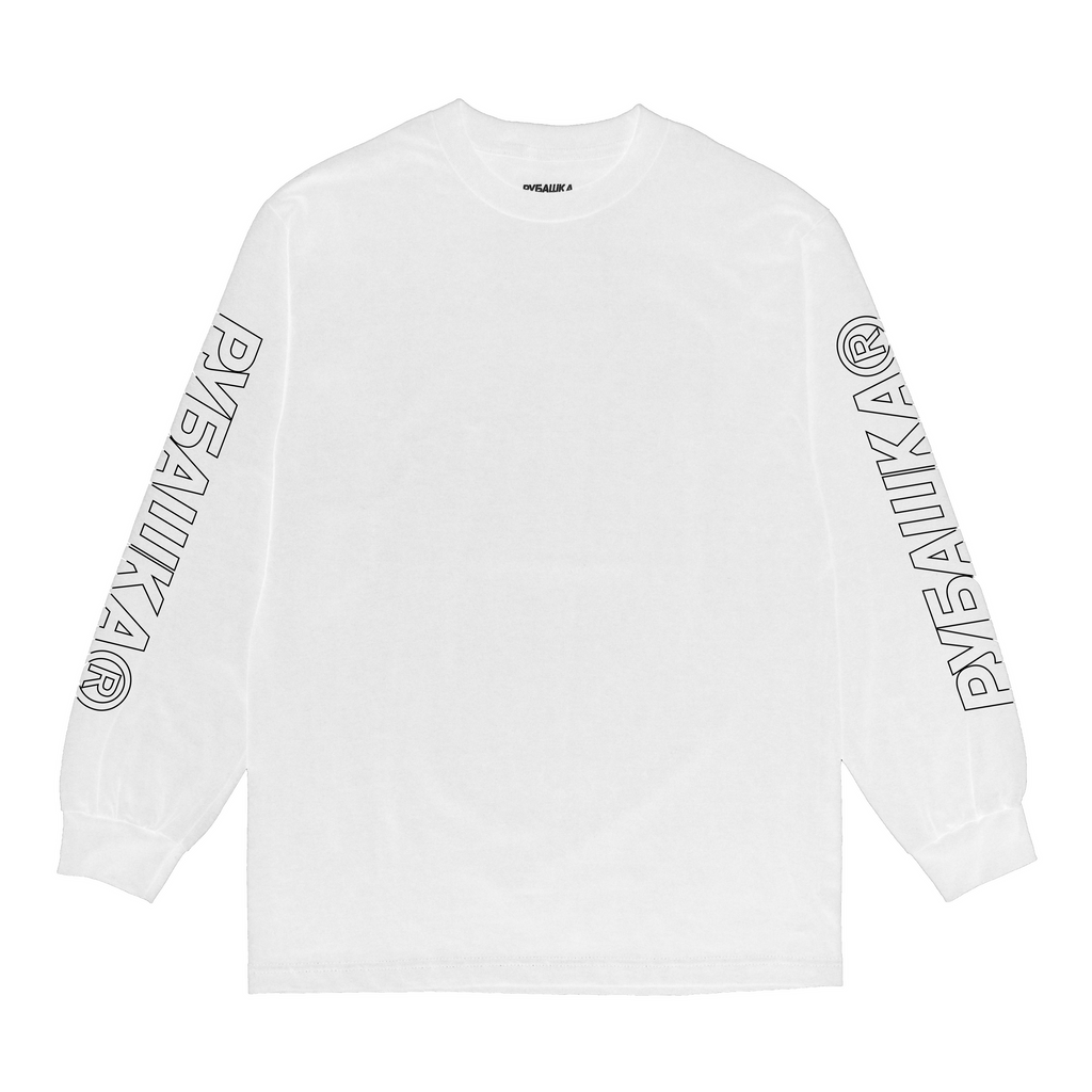 LOGO LS T-SHIRT WHITE Hoodie, Sweatshirt | CiraTrend.com (Image 1)