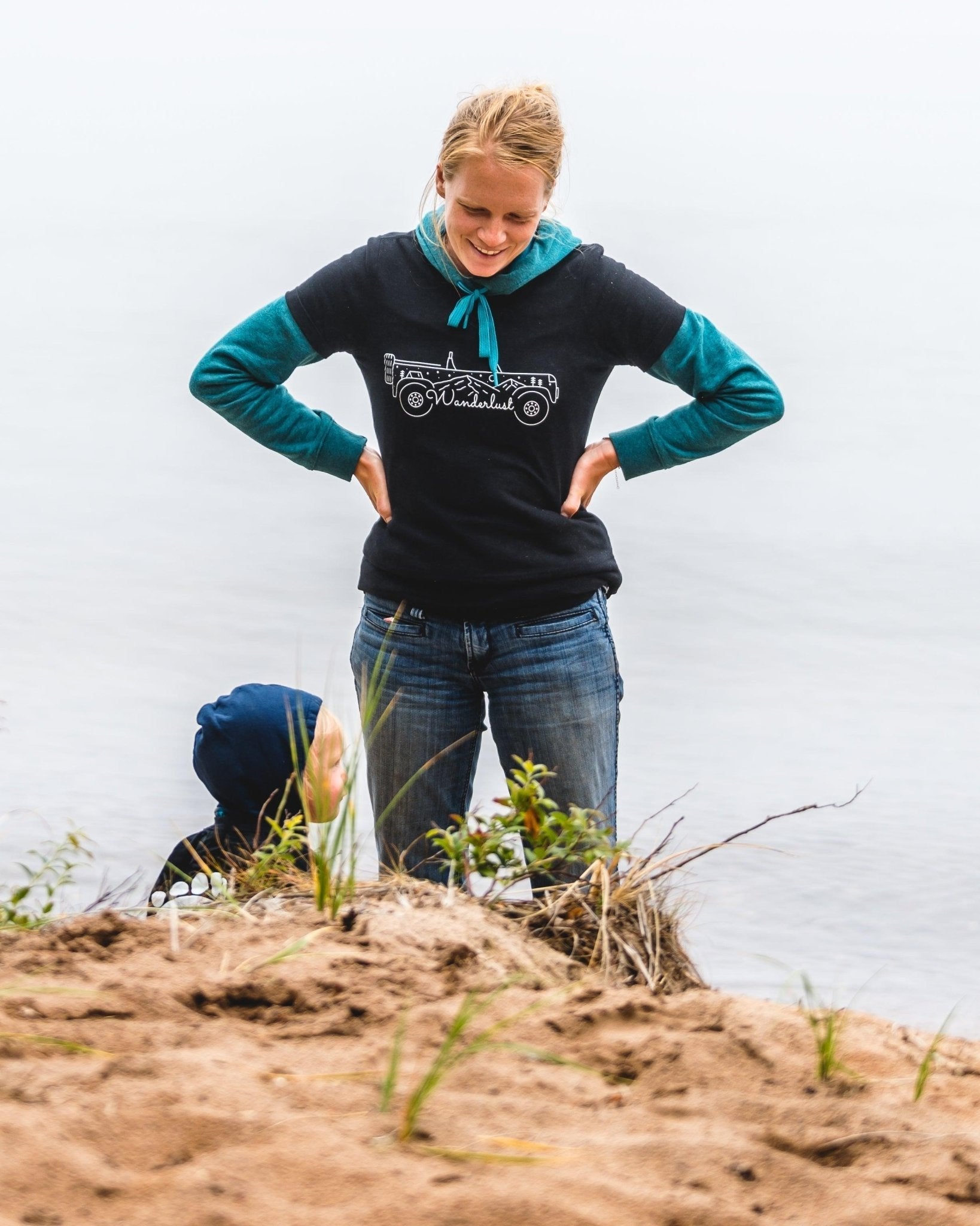 Women's Wanderlust Slim Fit Tee Hoodie, Sweatshirt | CiraTrend.com (Image 2)