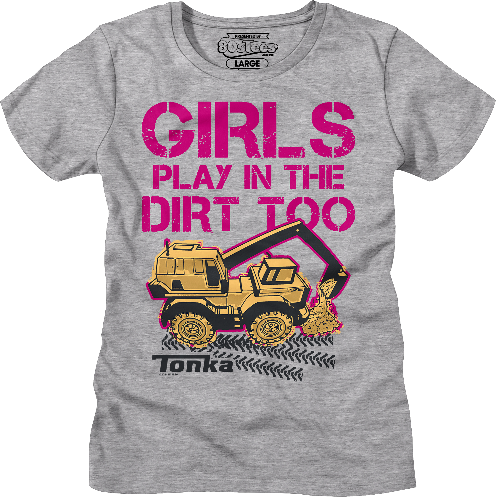 Womens Girls Play In The Dirt Too Tonka Shirt Hoodie, Sweatshirt | CiraTrend.com (Image 3)