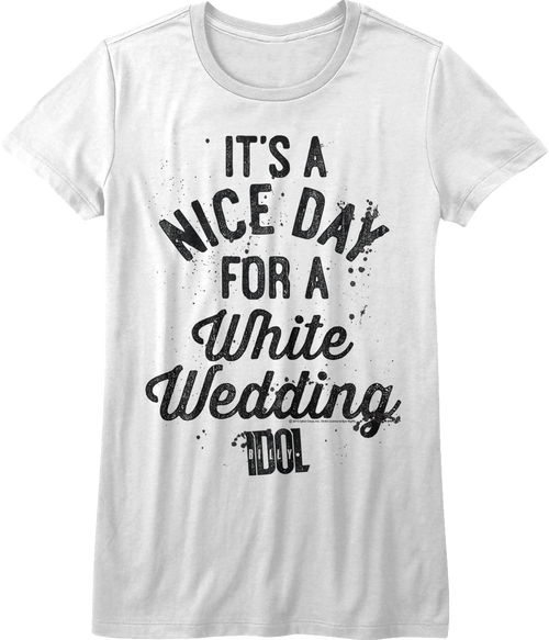 Womens It's A Nice Day For A White Wedding Shirt Hoodie, Sweatshirt | CiraTrend.com (Image 1)