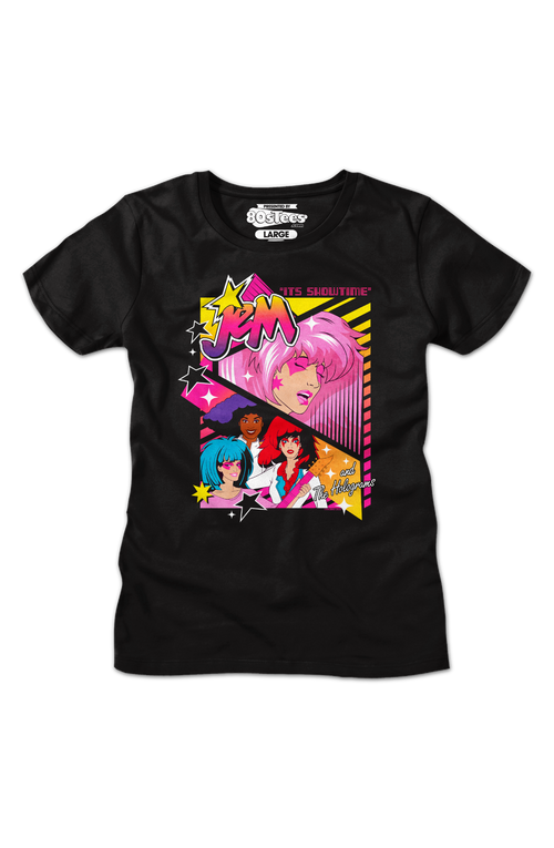 Womens It's Showtime Collage Jem And The Holograms Shirt Hoodie, Sweatshirt | CiraTrend.com (Image 2)