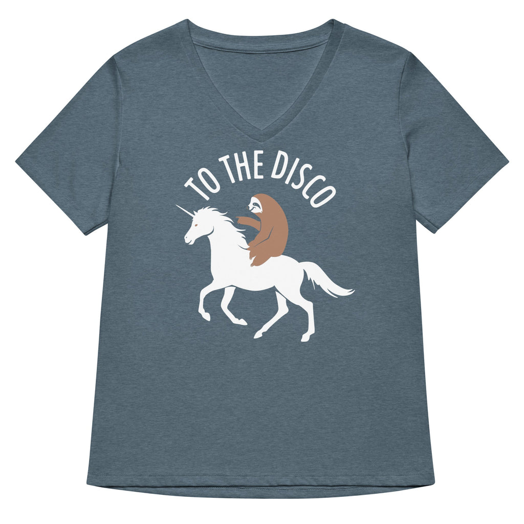 To The Disco Women's V-Neck Tee