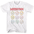 Woodstock - Multi Color Icons Boyfriend Tee Hoodie, Sweatshirt | CiraTrend.com