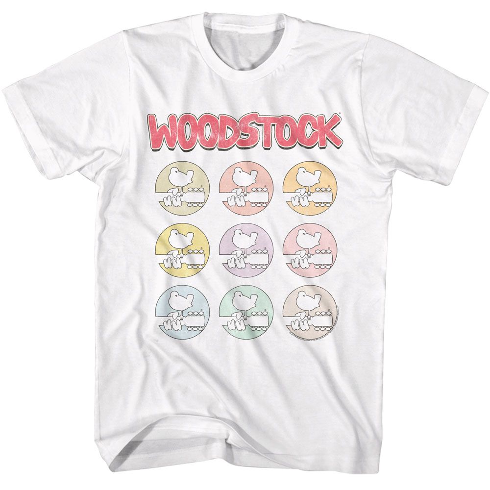 Woodstock - Multi Color Icons T-Shirt Hoodie, Sweatshirt | CiraTrend.com