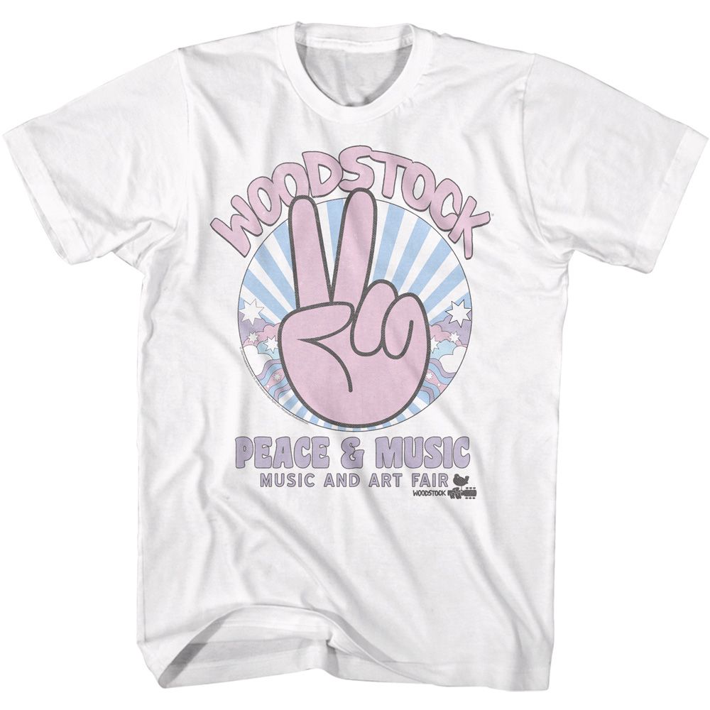 Woodstock - Peace Sign Boyfriend Tee Hoodie, Sweatshirt | CiraTrend.com