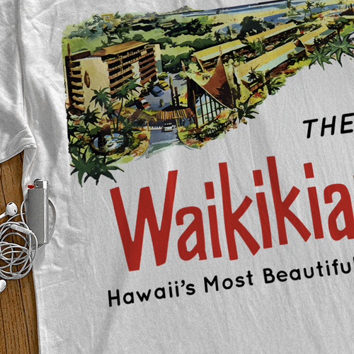 'THE WAIKIKIAN' HOTEL HEAVYWEIGHT WHITE T-SHIRT Hoodie, Sweatshirt | CiraTrend.com (Image 2)