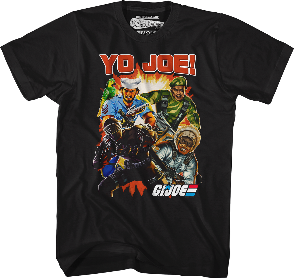 Yo Joe Collage GI Joe T-Shirt Hoodie, Sweatshirt | CiraTrend.com (Image 1)