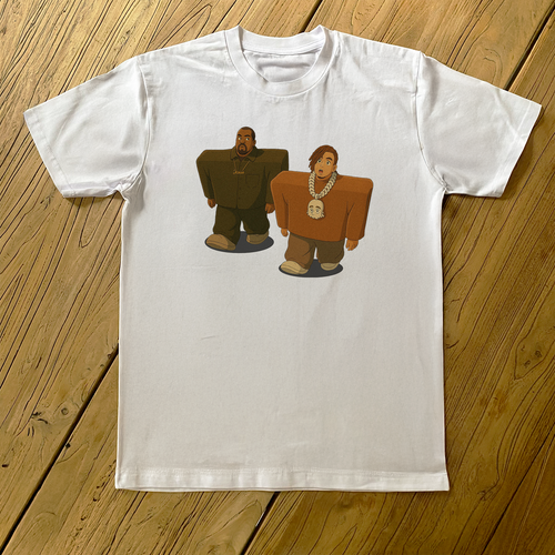 'YE AND PUMP' LOVE IT HEAVYWEIGHT WHITE T-SHIRT Hoodie, Sweatshirt | CiraTrend.com (Image 1)