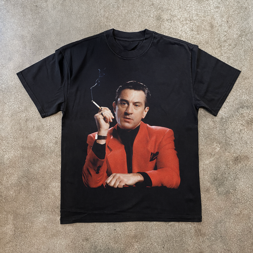'WISEGUY' DE NIRO HEAVYWEIGHT BLACK T-SHIRT Hoodie, Sweatshirt | CiraTrend.com (Image 1)