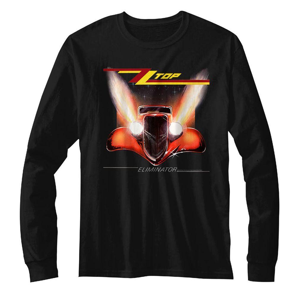 ZZ Top Eliminator Cover Long Sleeve Boyfriend Tee Hoodie, Sweatshirt | CiraTrend.com